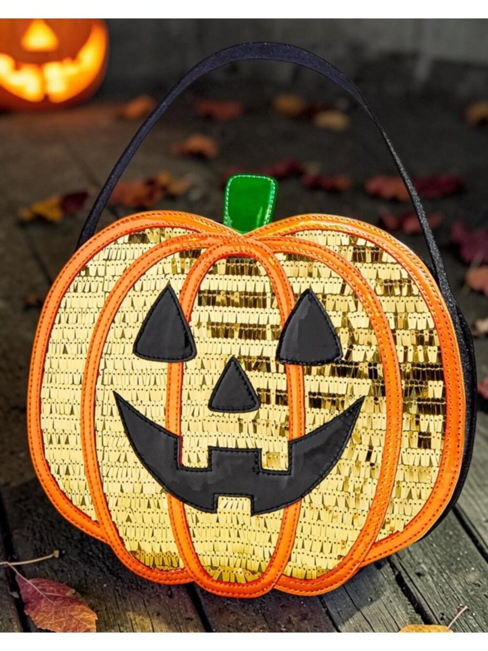 2026 Baublebar Halloween Trick or Treat Bag Tote Pumpkin-Brand New!